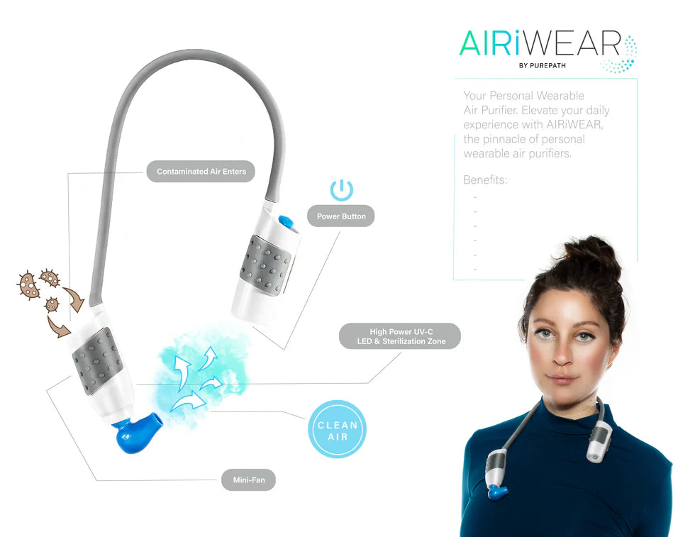 🌬️ Portable air purifier – Fresh Air Anywhere 🌍